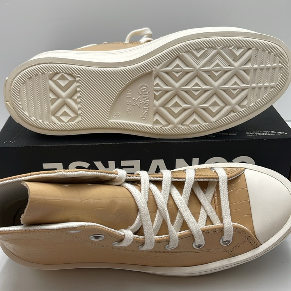 Converse WMNS CTAS MODERN LIFT HI EPIC DUNE/EPIC DUNE/EGRET A07658C Platforms - Picture 5 of 16